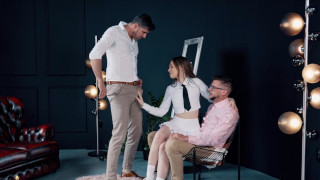 Cuckold didn’t expect she will fuck her stepbrother